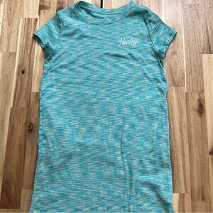Hurley Girls Blue Tie-Dye Style T-Shirt Dress Size 7/8